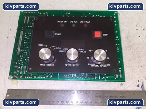 471250A VFD Operator Control Panel PCB Hand Off Auto Start Stop Circuit Board – actual item, photo 2 of 6