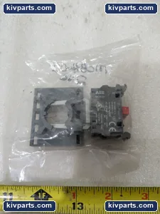 ABB MCBH-02 Red Industrial Control Switch – actual item, photo 4 of 6