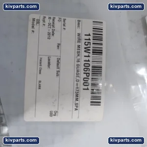 115W1106P001 Wire Mesh Screen Disc 16 Gauge – actual item, photo 2 of 4