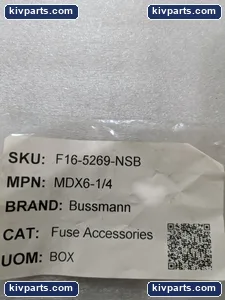 Bussmann MDX6-1/4 Fusetron Fuse – actual item, photo 2 of 7