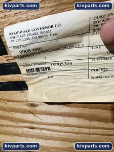 Woodward 9908-686 VALVE – actual item, photo 4 of 4