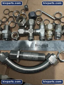 Lot Of Assorted SWAGELOCK Fittings STAINLESS STEEL .. As In Pictures – actual item, photo 4 of 8