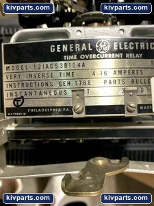 General Electric 12IAC53B104A Time Overcurrent Relay – actual item, photo 7 of 8