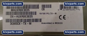 3C905CX-TX-M Card PCI Ethernet NIC Adapter – actual item, photo 4 of 5