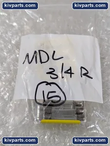 Bussmann MDL-3/4-R Time Delay Glass Fuse – actual item, photo 4 of 5