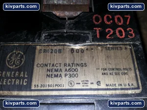 General Electric CR120B000A Industrial Relay – actual item, photo 4 of 4
