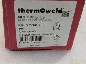 Thermoweld M-591 CS-3 Exothermic Weld Mold Cable