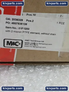 M&c 01F1200 Gas Filter 2 Micron PTFE Element – actual item, photo 5 of 6