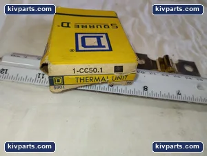 Square D 1-CC50.1 Overload Relay – actual item, photo 3 of 4