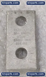 Burndy YA234-N Copper 2 Hole Compression Lug – actual item, photo 2 of 4