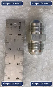 Inches L600 JIC Flare Tube Union Fitting – actual item, photo 4 of 5
