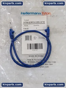 Hellermann Tyton PCBLU2 Patch Cord Network Cable – actual item, photo 3 of 6