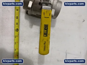 Warren CF8M Steel Ball Valve Lever Handle – actual item, photo 6 of 7