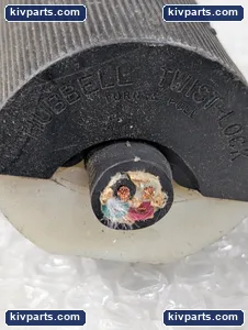 Hubbell HBL2441 Twist-Lock Male Plug – actual item, photo 4 of 5