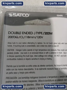Satco S3495 T3 R7s Double Ended Halogen Lamp – actual item, photo 8 of 9