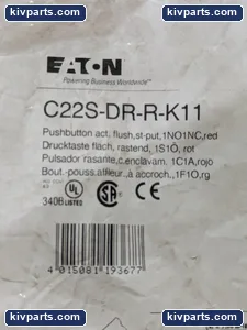 Eaton C22S-DR-R-K11 Pushbutton – actual item, photo 5 of 6