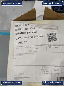 Siemens ENC1F46 Enclosure Lighting Contactor – actual item, photo 2 of 6