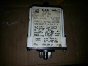 Square D 9050-JCK28V14 0.6-60 Min Timing Relay