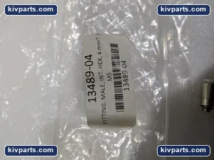 STAINLESS STEEL FITTING, MALE, IN. HEX, 4 mm M5 ... LOT OF 2 – actual item, photo 3 of 4