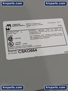 Hammond CSKO664 Steel Screw Cover – actual item, photo 3 of 4
