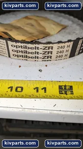 Optibelt ZR 240 drive/timing Belt – actual item, photo 2 of 3