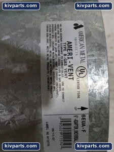 6EUA-F Vent Universal Female Adapter – actual item, photo 2 of 6