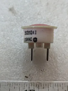 Chicago Miniature 2620QK1 Red Neon Panel Indicator Light