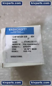Ashcroft 2UW100 Gauge – actual item, photo 4 of 4