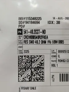 Vishay CRCW0805 SMD Chip Resistor