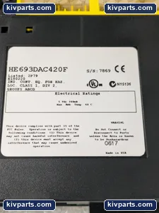 Horner HE693DAC420F Isolated Analog Output Module – actual item, photo 4 of 8