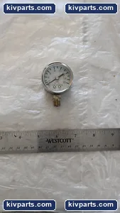 OXYGEN PRESSURE GAUGE 0-15 MEDICAL STAINLESS – actual item, photo 2 of 4