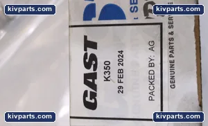 Gast K350 Rotary Vane Vacuum Pump – actual item, photo 3 of 4