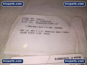 Fiberglass Thermal Insulation Strip Tape 100ft 1.5in Wide 1-16in Adhesive Back – actual item, photo 2 of 4