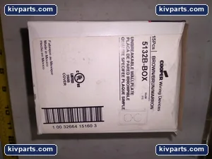Cooper 5132B-BOX Receptacle – actual item, photo 3 of 4