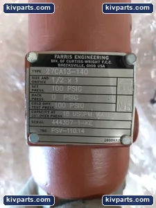 Farris 27CA13-140 Safety Relief Valve – actual item, photo 2 of 8