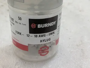 Burndy T1014F Uninsulated Fork Spade Terminal