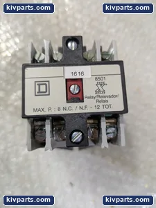 Square D Industrial Control Relay – actual item, photo 3 of 6