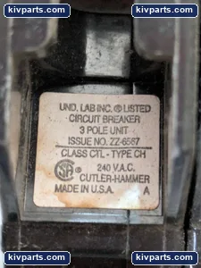 Cutler-Hammer Type CH Circuit Breaker – actual item, photo 10 of 13