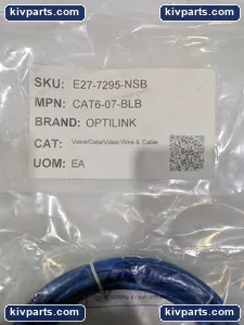 CAT6-07-BLB 4 Pair UTP Patch Cable – actual item, photo 3 of 4