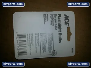 33775 Ace Flashlight Bulbs Screw Base – actual item, photo 3 of 3
