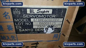 Sanyo Denki 61BM060BXE00 AC Servo Motor – actual item, photo 6 of 6