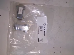 Black Box ME213 DB9 Male/Male Null Adapter