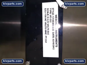 Weschler Instruments VC-252 12186309-6-02 Panel – actual item, photo 3 of 5