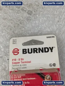 Burndy KA8CRK Copper Terminal 1 Hole Lug – actual item, photo 2 of 5