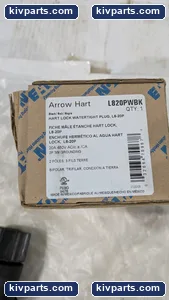 Arrow Hart L820PWBK Lock Watertight Plug – actual item, photo 2 of 6