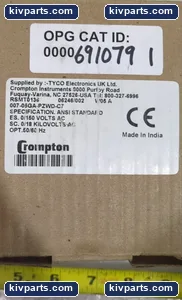 Crompton 007-05GA-PZWD-C7 ANSI AC Voltmeter Panel Meter – actual item, photo 2 of 5