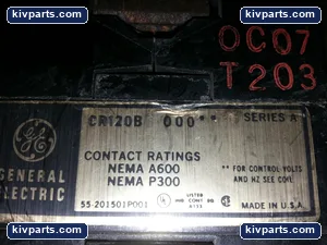 General Electric CR120B000A Industrial Relay – actual item, photo 3 of 4
