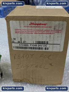 Humphrey A12-669 F1048 Solenoid Valve – actual item, photo 3 of 9