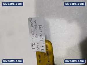 1-316 1000WOG 15/16" STAINLESS STEEL BALL VALVE – actual item, photo 2 of 7