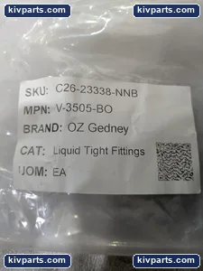O-z Gedney V-3505-BO Conduit Fitting Black Connector – actual item, photo 2 of 6